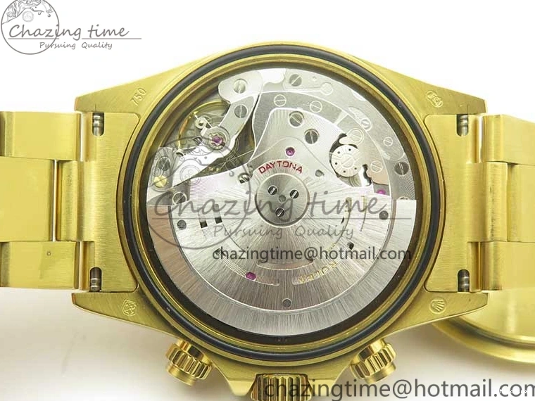 MiroTime 0307 Daytona 116589RBOW YG Rainbow Crystal BLF Best Edition Black Dial on YG Bracelet A ZeroBulk 3352